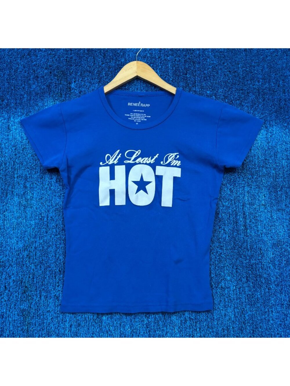 Renee Rapp “At Least I’m Hot” Graphic Crop Top Size XL